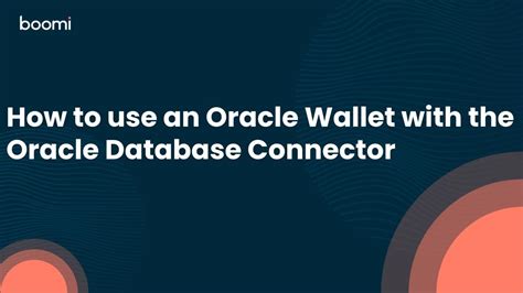 oracle wallet applet